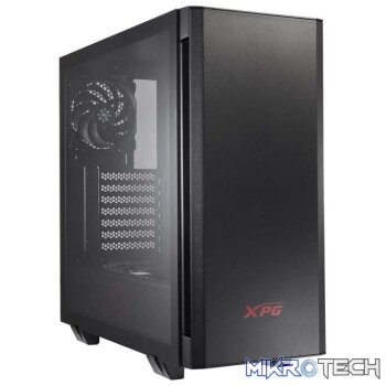 ADATA XPG INVADER RGB Tempered Glass Midi Tower ATX Case  Black